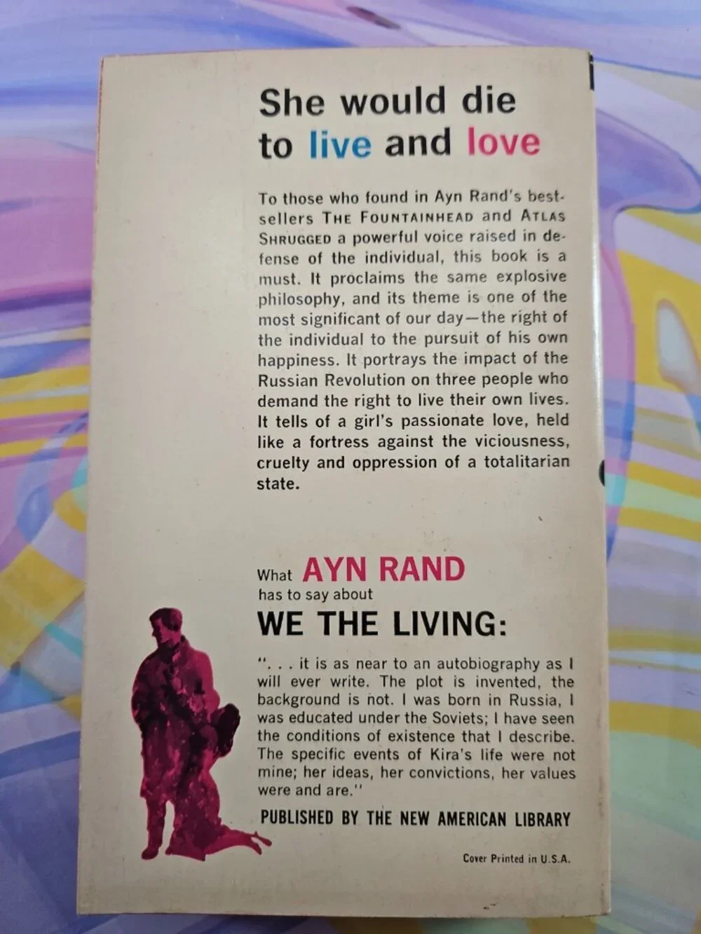 Ayn Rand - We The Living (Paperback, 1959) 14th Printing Fourteenth